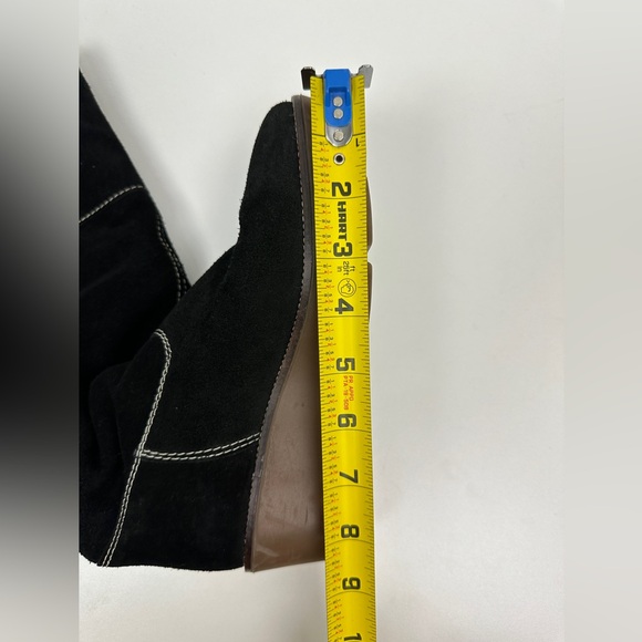 Kors Michael Kors Suede Platform Wedge Boots Black Size 6 - Picture 13 of 16